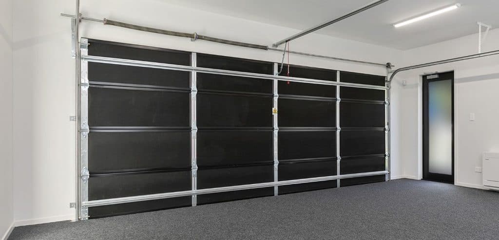 Sectional Garage door insulated with Textile Insulation